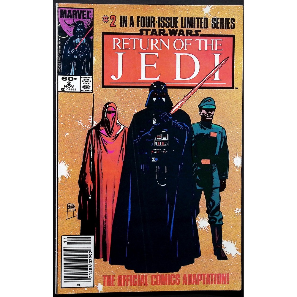 Marvel Comic Book Star Wars Return of the Jedi #2 Newsstand 1984